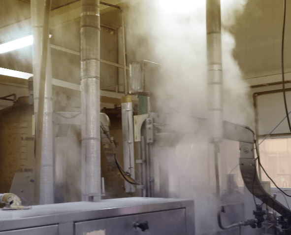 ventilação industrial condensação