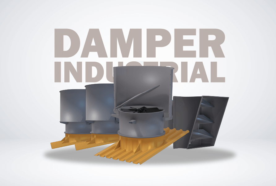 exaustores com damper industrial