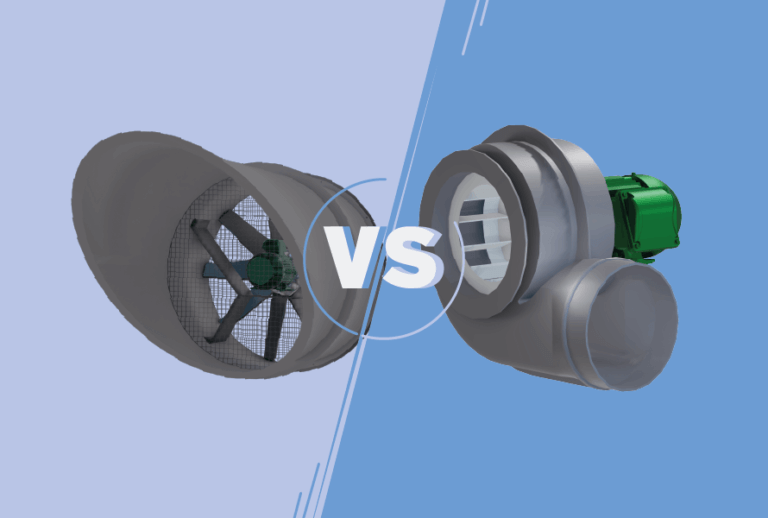 exaustor axial ou centrifugo? qual a diferença entre eles?